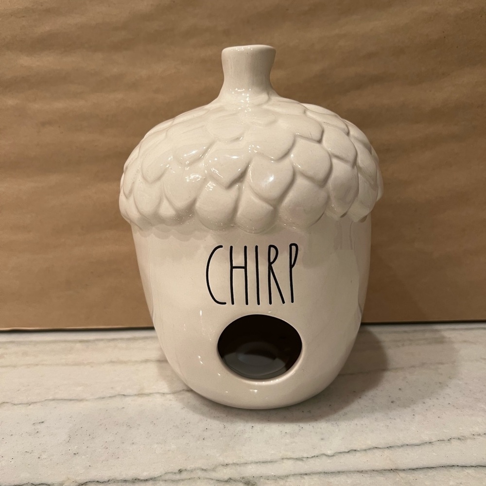 Rae dunn chirp acorn birdhouse
